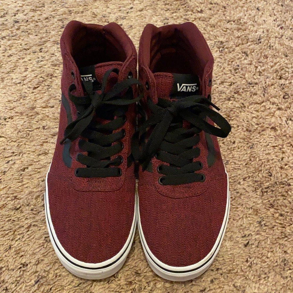 Vans Burgundy High Tops